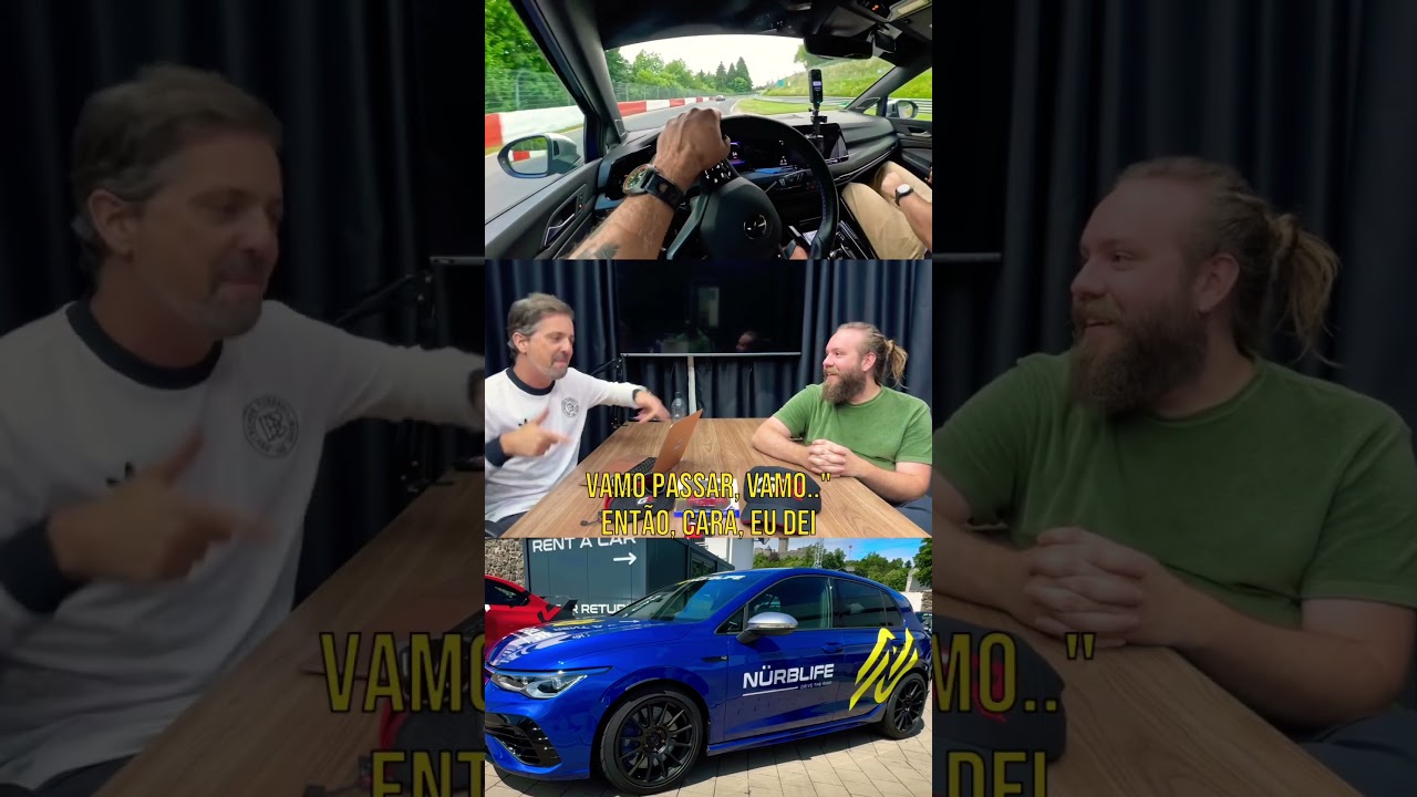 Qual a SENSAÇÃO de pilotar no Nordschleife de Nurburgring? #Podcast #Carro #Cortes #Delinte
