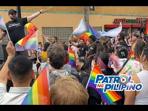 Fil-Ams, nakilahok sa LA Pride March Patrol ng Pilipino