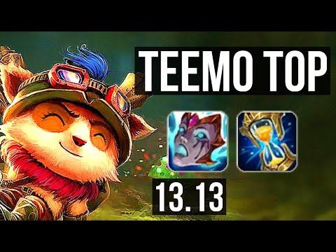 TEEMO vs YONE (TOP) | 5.3M mastery, 2700+ games, 6 solo kills, 7/1/3 | EUW Master | 13.13