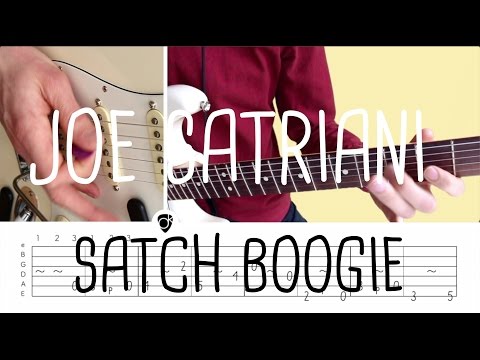 How to play Satch Boogie (intro) Joe Satriani | Guitar Lesson + free tab sheet