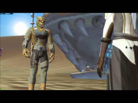 SWTOR JC Sixth Conversation with Qyzen Fess - Shadow on the Sand