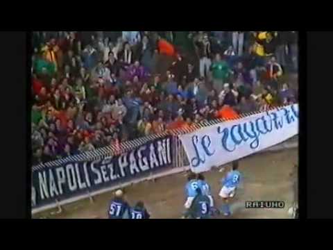 Napoli - Lecce 4-0 serie A 1988-89