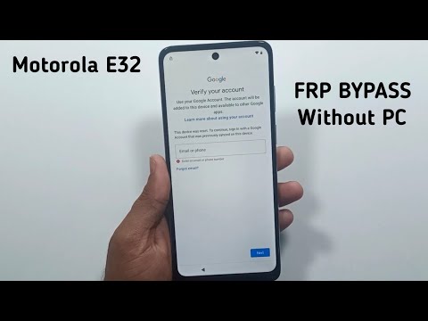 Motorola Moto E32/E32S FRP Bypass/Reset Google Account Lock Android 11 || New Method || Without PC