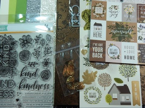 UNBOXING | Simon Says Stamp Card Kit | November 2017 | Kind Flowers