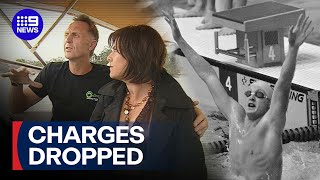 Charges against Olympic swimmer and wife sensationally dropped | 9 News Australia