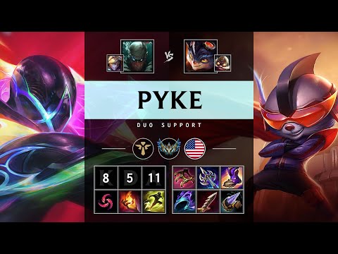 Pyke Support vs Rumble - NA Challenger Patch 25.08