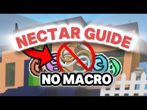 Ultimate no macro nectars guide for bss!