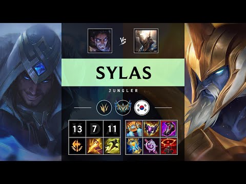 Sylas Jungle vs Pantheon - KR Challenger Patch 25.16