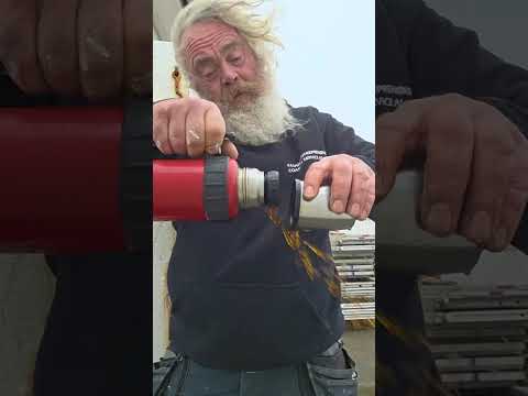 Strong winds scatter coffee in Halten lighthouse, Norway