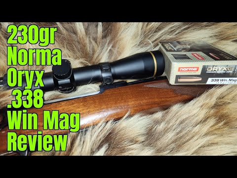 .338 Winchester Magnum 230gr Norma Oryx Review