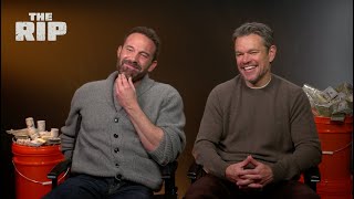 THE RIP Cast Interview! Ben Affleck, Matt Damon, Sasha Calle, Catalina Sandino Moreno, Netflix