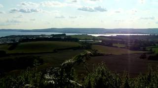 Along Coastal Path from Exmouth to Budleigh Salterton Devon England
