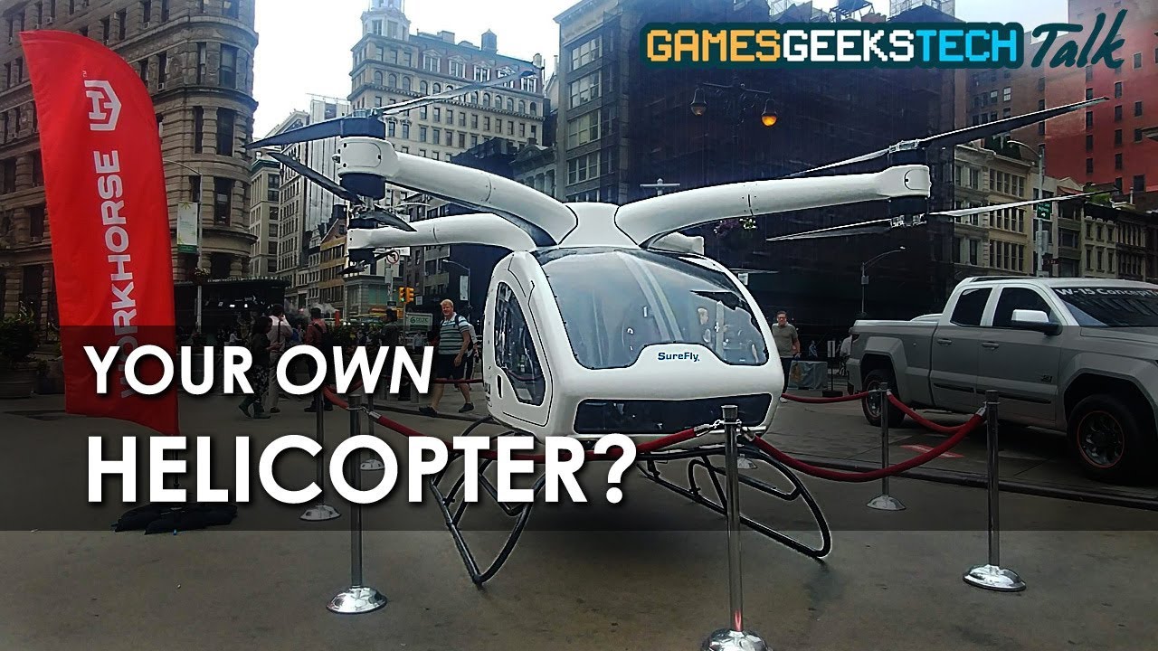 SureFly Personal Helicopter Visits NYC - GGT Talk