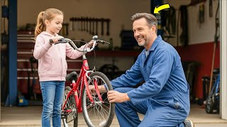 Poor Mechanic Fixes Little Girl’s Bike for Free – His Life Changes Forever