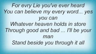Keith Urban - Your The Only One Lyrics