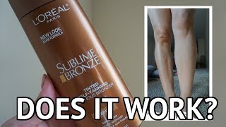 L'OREAL SUBLIME BRONZE TINTED SELF-TANNING