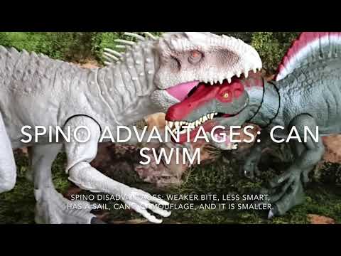 Mega Battles- Spinosaurus Vs Indominus Rex