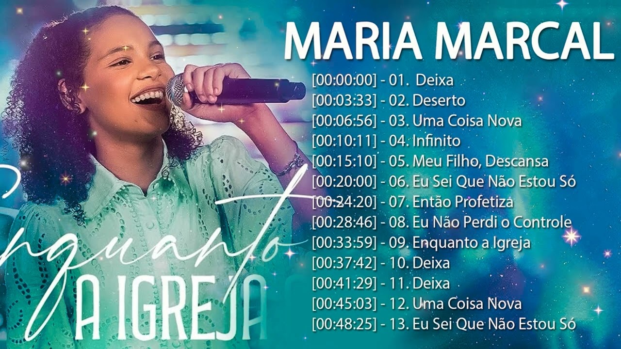 MARIA MARÇAL 2025 AS MAIS TOCADAS - AS 12 MELHORES MÚSICAS GOSPEL DE MARIA MARÇAL 2025
