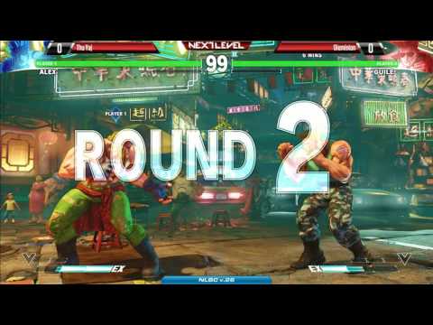 Street Fighter 5 Tournament: Next Level Battle Circuit V.26 - Lunapost (Alex) v Dieminion (Guile)