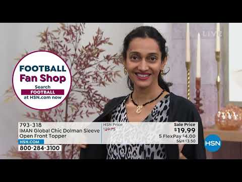 IMAN Global Chic Dolman Sleeve Open Front Topper