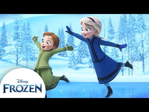 Anna & Elsa's Winter Wonderland | Build a Snowman, Ice Skate & More | Frozen