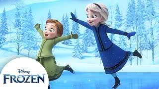 Anna &amp; Elsa&#39;s Winter Wonderland | Build a Snowman, Ice Skate &amp; More | Frozen
