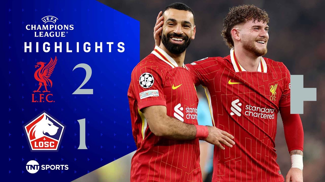 Liverpool Continue Unstoppable Streak 🔥 | Liverpool 2-1 Lille | UEFA Champions League Highlights