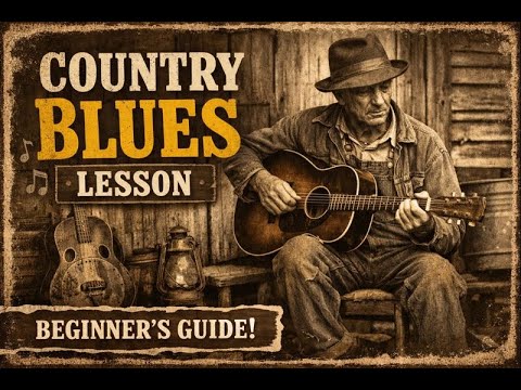 Old-School Country Blues Guitar – Beginner Lesson from Scratch