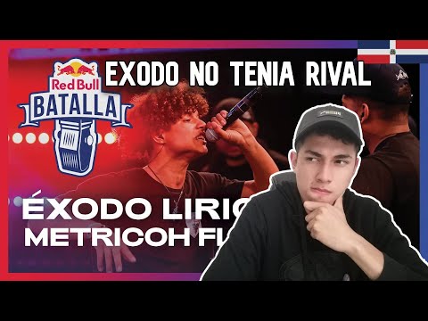 REACCIONANDO A ÉXODO LIRICAL vs METRICOH FLOWSTER - Gran Final | Red Bull Dominicana 2021 | ÉXODIOS
