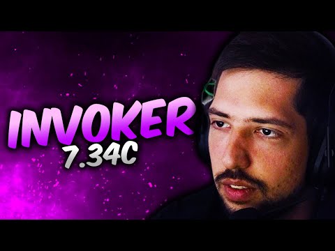HOW W33 REALLY PLAYS INVOKER IN THE NEW PATCH 7.34C