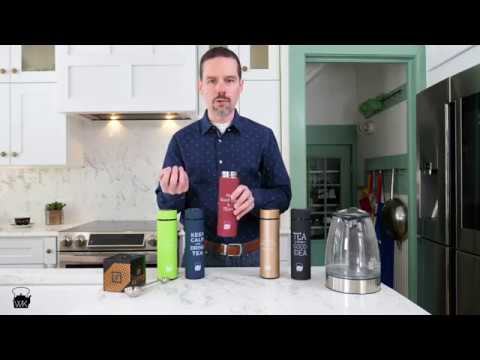 Part of a video titled How to Use our Stainless Steel Insulated Tea Tumblers - YouTube