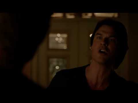 The vampire diaries 7x7 (damon & stefan fight)