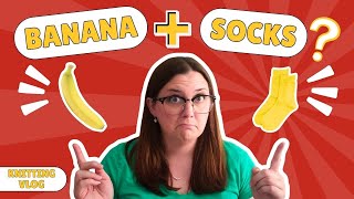 The PERFECT Beginner Sock Pattern? Let's Knit Banana Socks!
