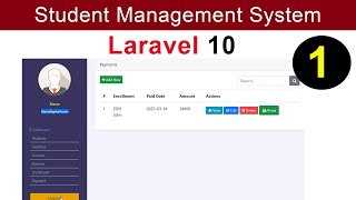 Download the video "Student Management Project using Laravel 10 Part 1"