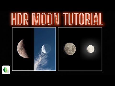 How to Create Realistic Glowing HDR Moon Composite Photo Using Phone📱 & Snapseed | Tutorial |