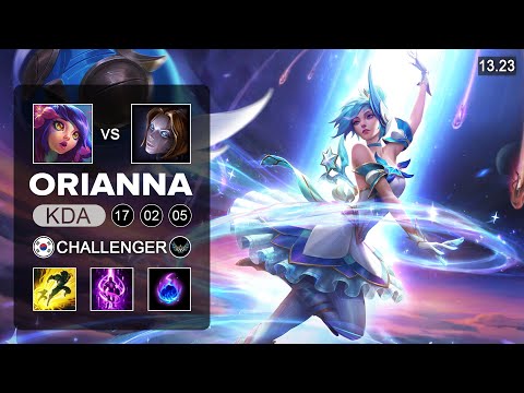 Orianna vs Neeko Mid - KR Challenger - Patch 13.23 Season 13