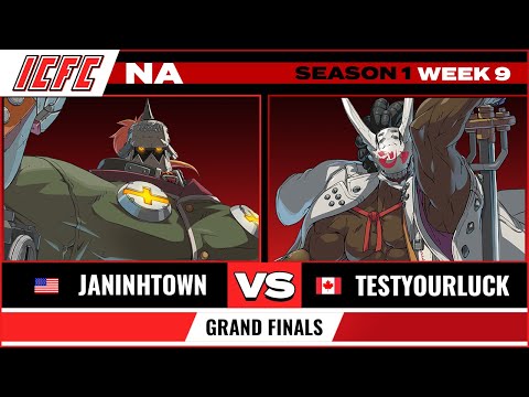 Janinhtown (Potemkin) vs Testyourluck (Nagoriyuki) Grand Finals - ICFC GGST NA Season 1 Week 9
