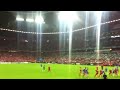 Didier Drogba's Header for Chelsea from spectators view vs Bayern Munich Champions League Final 2012