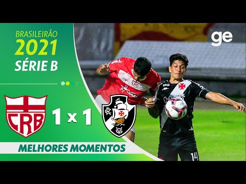 Gols e lances de CRB x Vasco da Gama