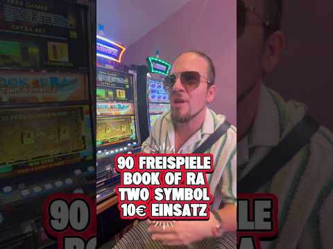 90 Freispiele Book of Ra Two Symbols! 10€ Einsatz - Teil1 #casino #viral #fyp #lustig #spass