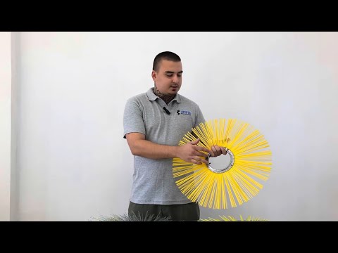 Диск щеточный 178х800 полипропиленовый с металлическим кольцом.(пр-во ЕС) - фото 1 - id-p2282528075