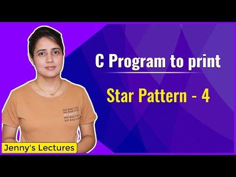 Star Pattern 4 | Printing Pattern in C | C Programming Tutorials