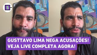 Live do Gusttavo Lima: cantor nega acusações, chama advogado e diz: 'Assassinato de reputação'