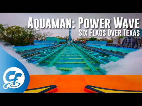 Front row point of view footage of Aquaman: Power Wave