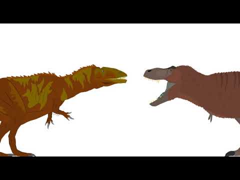 Tyrannosaurus Rex vs Carcharodontosaurus
