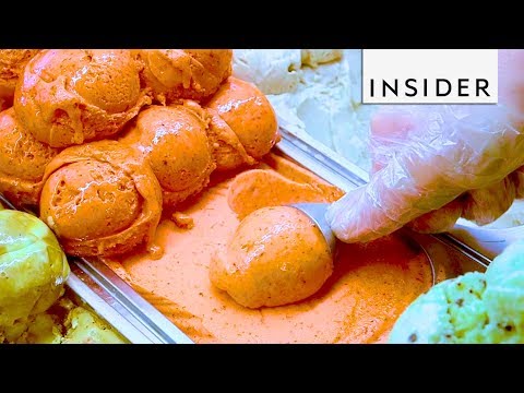 40 sabores de gelato italiano