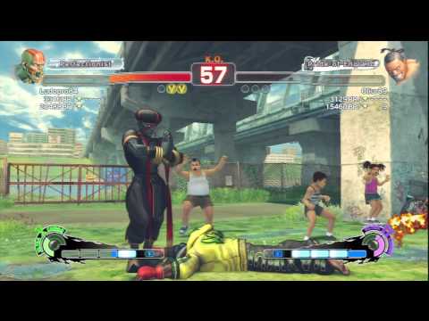 Ludopro84 [Dhalsim] Vs Oliur89 [Dee Jay] SSF4 AE Online Ranked Matches - PSN