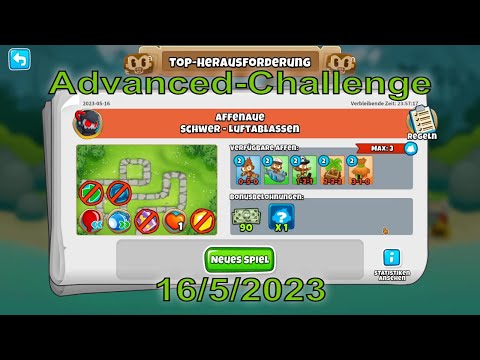 BTD6 Top-Herausforderung 16.05.2023 | bloonstd6 - Advanced Challenge - B.F.B. Meadow