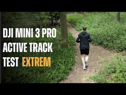 Kann diese Drohne mir beim Joggen folgen? DJI Mini 3 Pro Active Track Test EXTREM