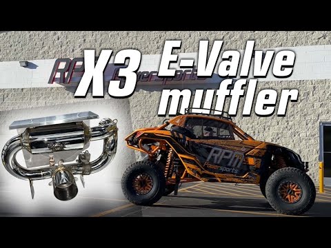 X3 E-Valve Sport Muffler! BEST Can-Am X3 Exhaust Just Got BETTER!